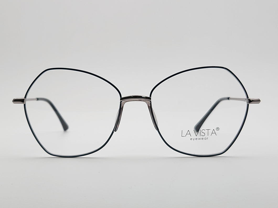 La Vista Eye Wear-Round-Blue*Silver-Mod: IP 12192 - Color: 11