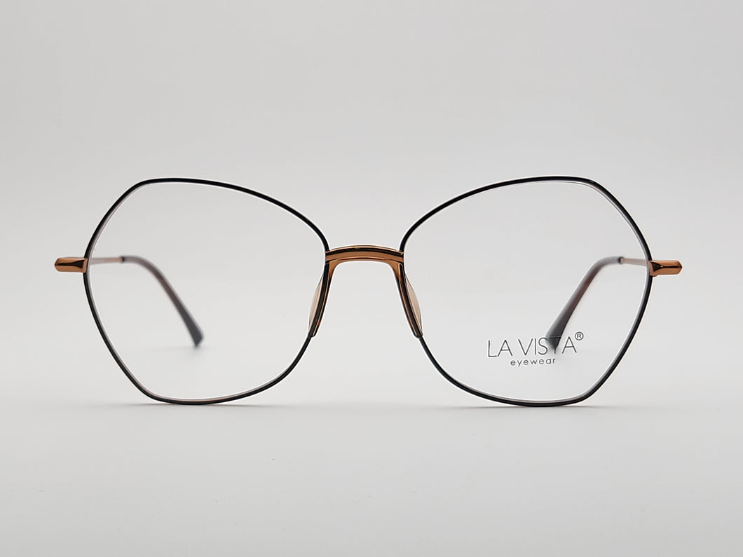 La Vista Eye Wear-Round-Brown-Mod: IP 12192 - Color: 06