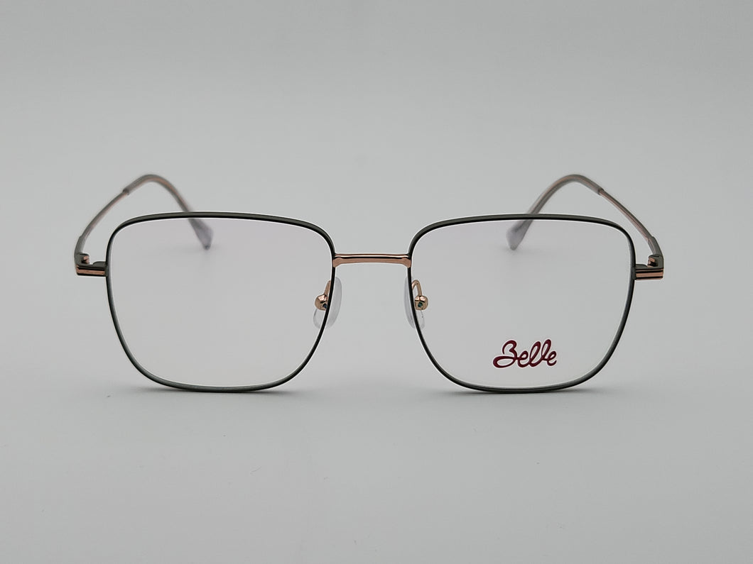 Belle - Square - Green * Rose Gold - Mod : H80632 - Col : C5