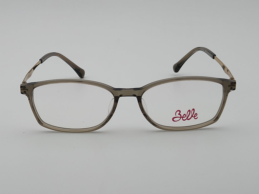 Belle - Rectangle - Transparent Brown - Mod: S3038 - Col: C3