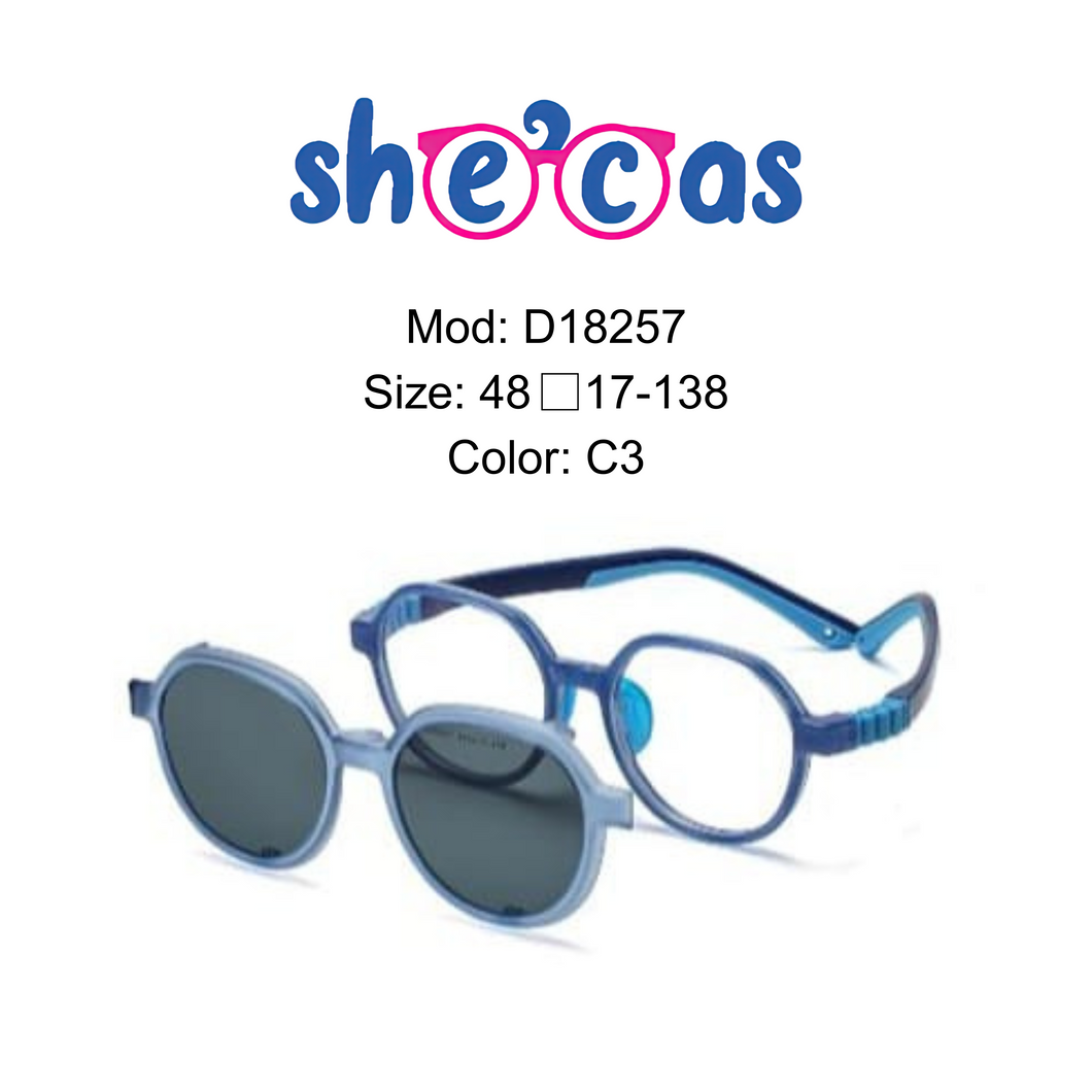 Shecas - Clip On - Hexagonal - D 18257