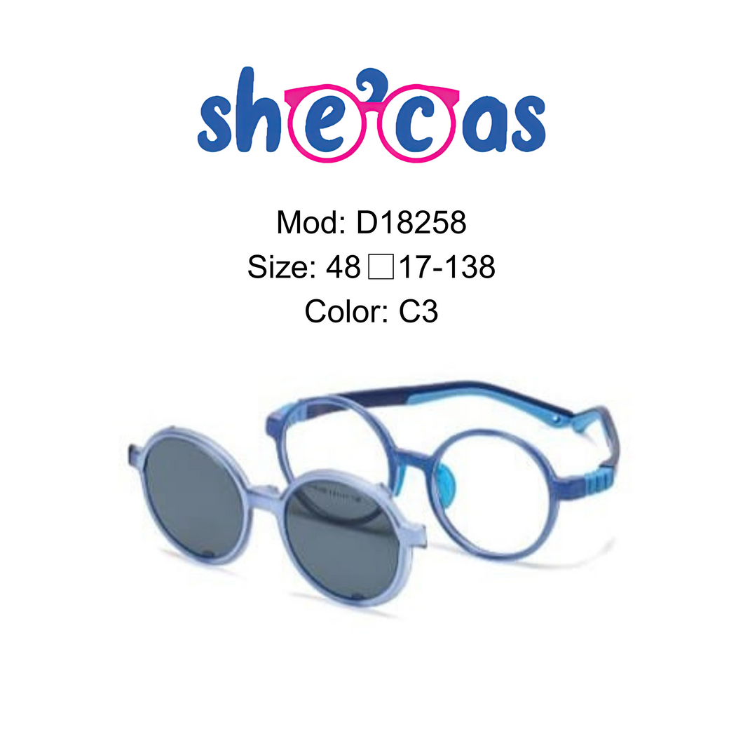 Shecas - Clip On - Round - D 18258