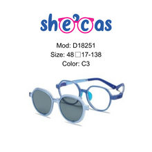 Load image into Gallery viewer, Shecas - Clip On - Square - D 18251
