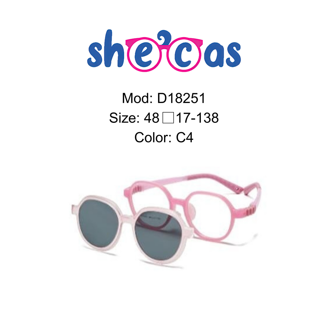 Shecas - Clip On - Square - D 18251