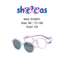 Load image into Gallery viewer, Shecas - Clip On - Square - D 18251
