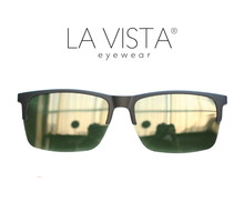 Load image into Gallery viewer, La Vista Eye Wear Clip on-Rectangle-Mod: LV 002
