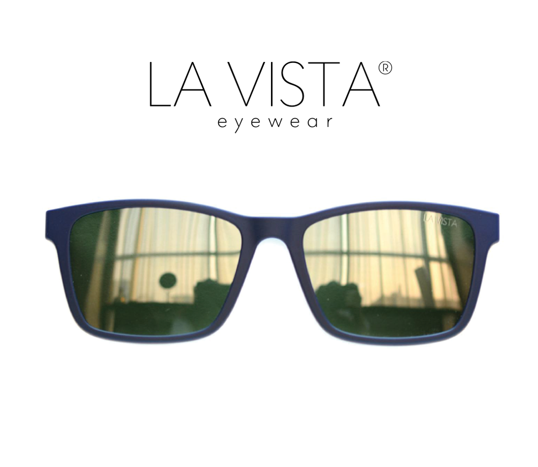 La Vista Eye Wear Clip on-Square-Mod: LV 003