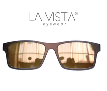 Load image into Gallery viewer, La Vista Eye Wear Clip on-Rectangle-Mod: LV 006
