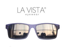 Load image into Gallery viewer, La Vista Eye Wear Clip on-Rectangle-Mod: LV 006
