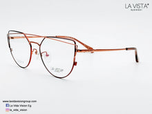Load image into Gallery viewer, La Vista Eye Wear-Metal Titanium-Cat-Eye-Brown-6685
