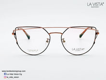 Load image into Gallery viewer, La Vista Eye Wear-Metal Titanium-Cat-Eye-Brown-6685
