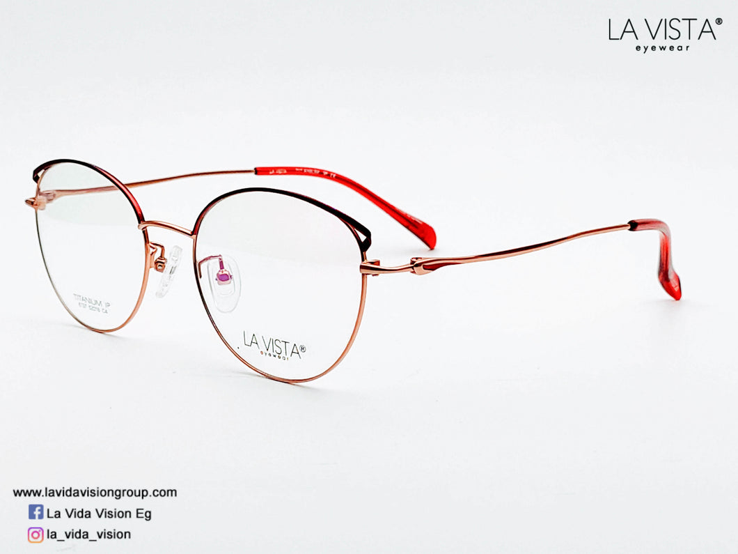 La  Vista Eye Wear-Titanium-Oval-6737