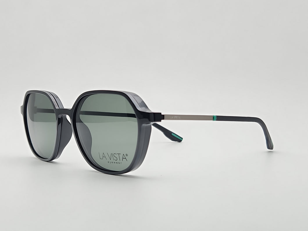 La Vista Eye Wear-Hexagonal- Clip on Mod: LV 014