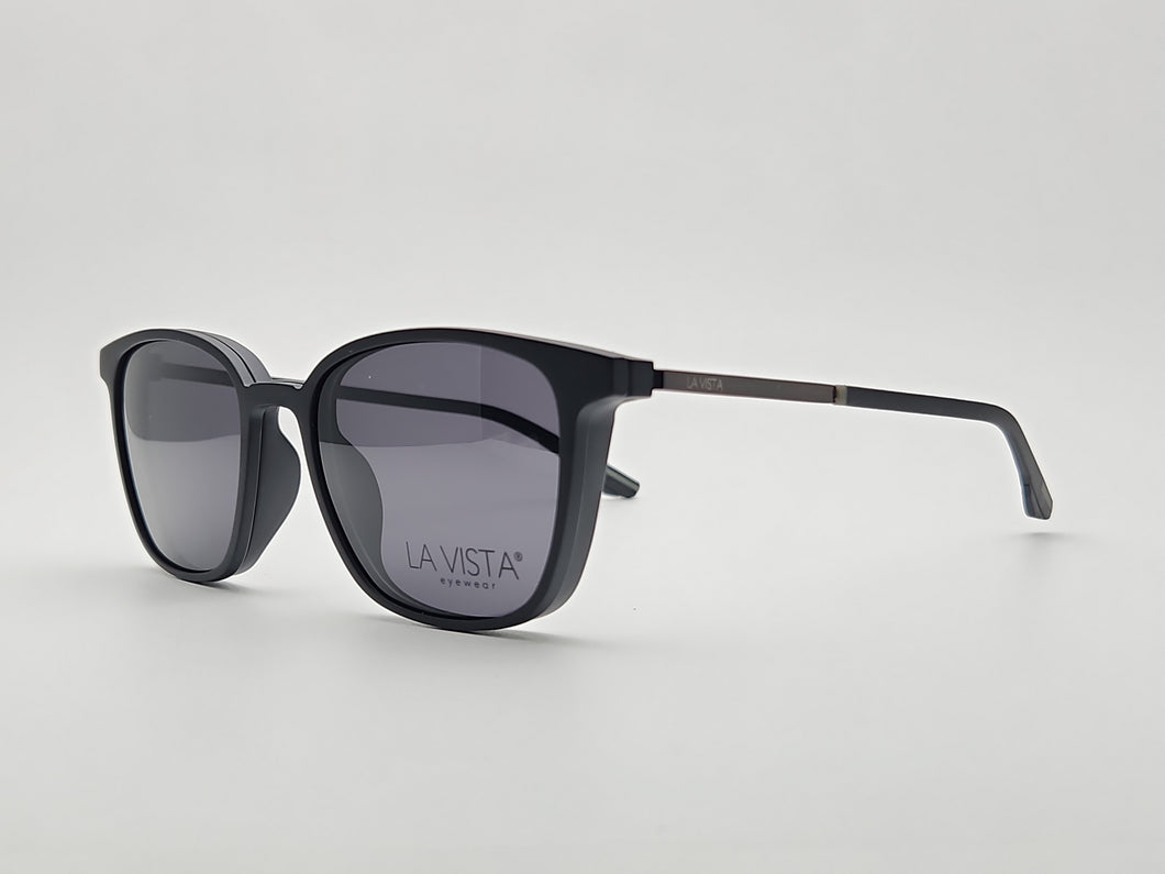 La Vista Eye Wear-Clip on-Square-Mod: LV 016