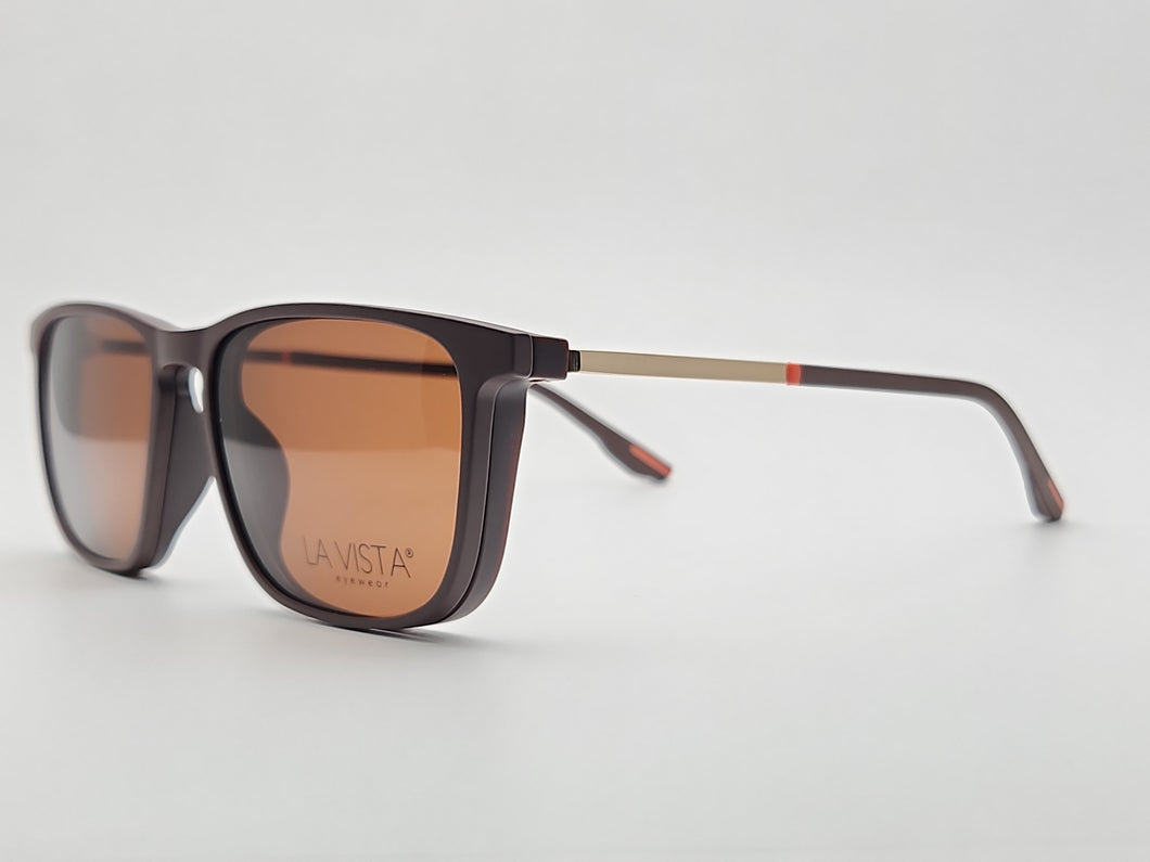 La Vista Eye Wear Clip on - Square - Mod: LV 017
