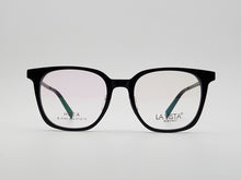 Load image into Gallery viewer, La Vista Eye Wear (Acetic Acid Plate) Mod. B - 3141 Col 3 (Black) Size 50-20-145
