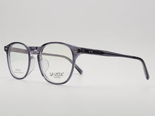 Load image into Gallery viewer, La Vista Eye Wear (Acetic Acid Plate) Mod. B - 3143 Col 2 (Transparent Grey) Size 50-20-145
