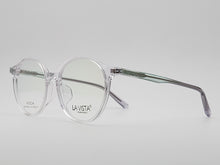 Load image into Gallery viewer, La Vista Eye Wear (Acetic Acid Plate) Mod. B - 3144 Col 11 (Transparent) Size 50-17-145
