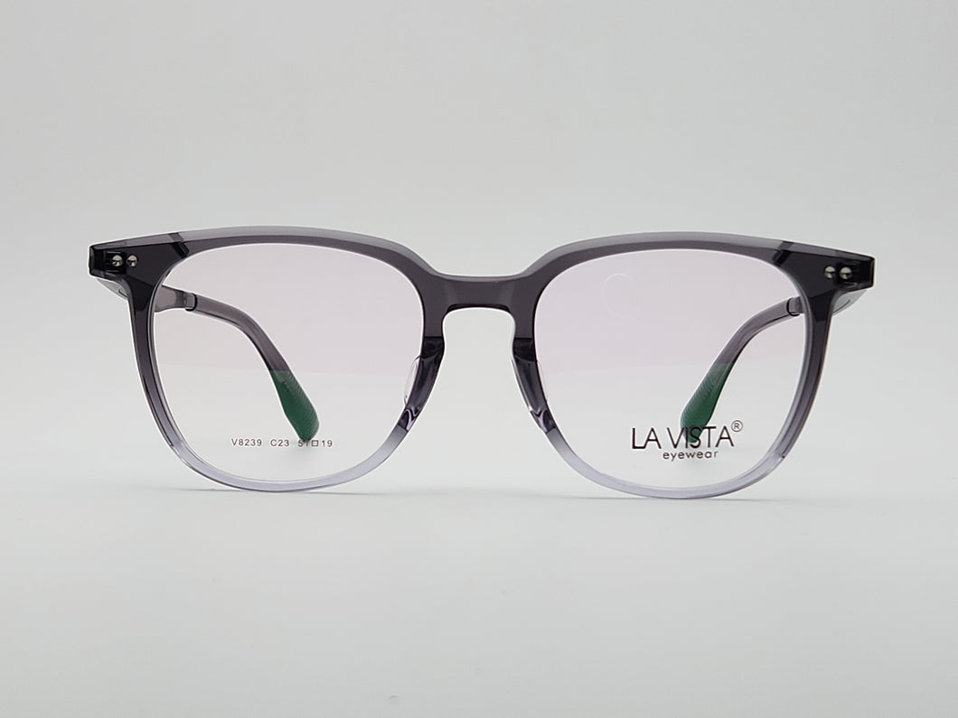 La Vista Eye Wear (Acetic Acid Plate) Mod. V8239 Col 23 (Grey Degrade) Size 51-19-145