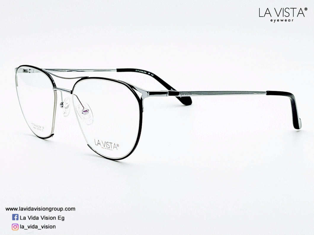 La Vista Eye Wear-Metal Titanium-Oval-6691