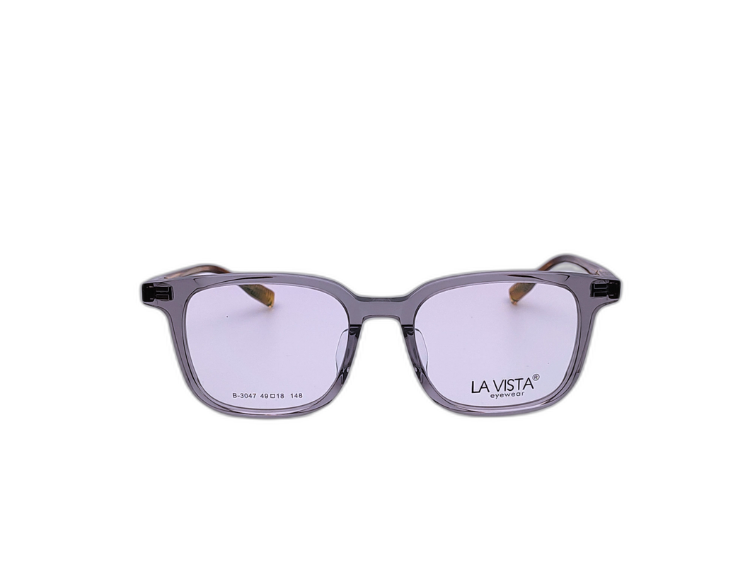 La Vista Eye Wear - Square  - Gradient gray * Hazel - Mod : B-3047 - Col : C2