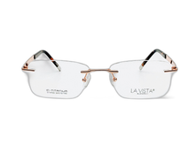 Load image into Gallery viewer, La  Vista Eye Wear-Titanium-Square-Gold-St-9103
