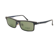 Load image into Gallery viewer, La Vista Eye Wear Clip on-Square-Blue-Mod : Tj - 8205 - Color : 01
