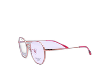 Load image into Gallery viewer, La Vista Eye Wear - Hexagonal - Red * Rose Gold - Mod : FC-3021 - Col : C5-1
