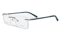 Load image into Gallery viewer, La  Vista Eye Wear-Titanium-Square-Black-St-9203
