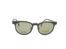 Load image into Gallery viewer, La Vista Eye Wear Clip on-Round-Black-Mod : Tj - 8208 - Color : 02
