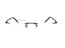 Load image into Gallery viewer, La  Vista Eye Wear-Titanium-Square-Brown-St-9103
