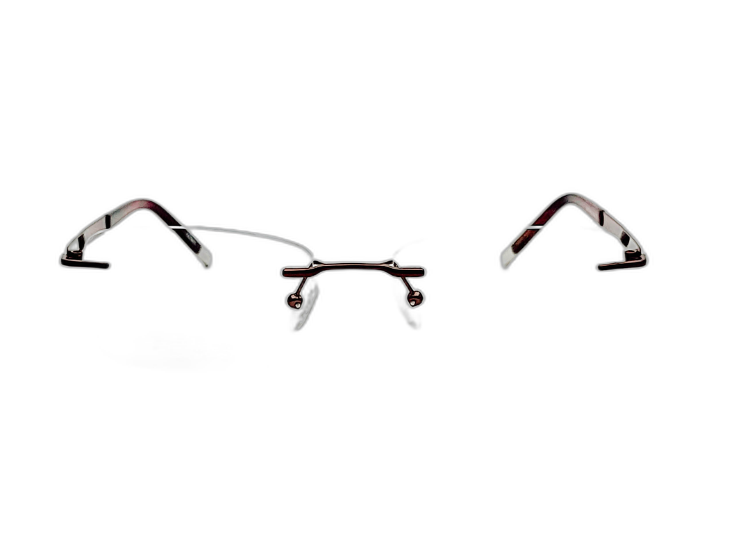 La  Vista Eye Wear-Titanium-Square-Brown-St-9103