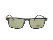 Load image into Gallery viewer, La Vista Eye Wear Clip on-Rectangle-Black-Tj - 8209
