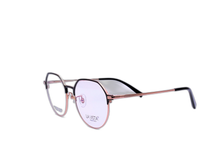 Load image into Gallery viewer, La Vista Eye Wear - Rounded Hexagonal  - Black * Rose Gold - Mod : FC-3012 - Col : C3-1
