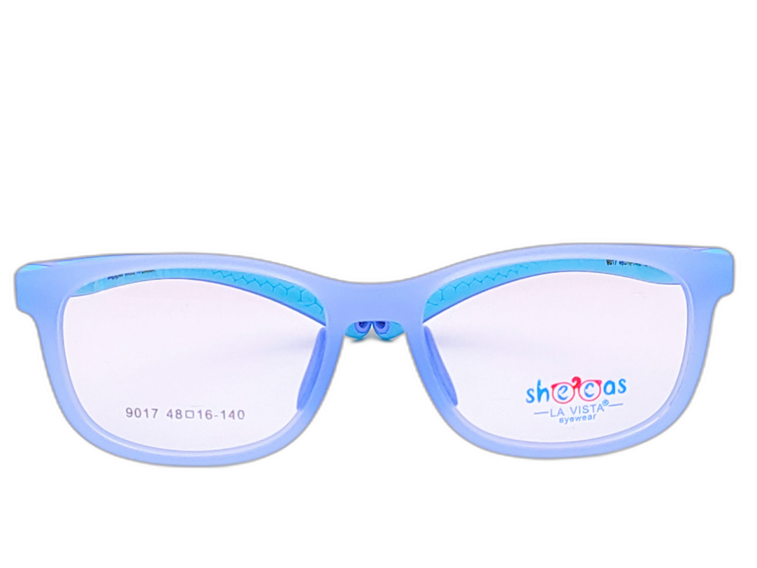 Shecas  - Rectangle - BABY BLUE*Purple - 9017 - Color : 06