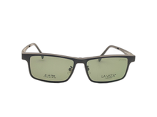 Load image into Gallery viewer, La Vista Eye Wear Clip on-Square-Black-Mod : Tj - 8205 - Color : 01
