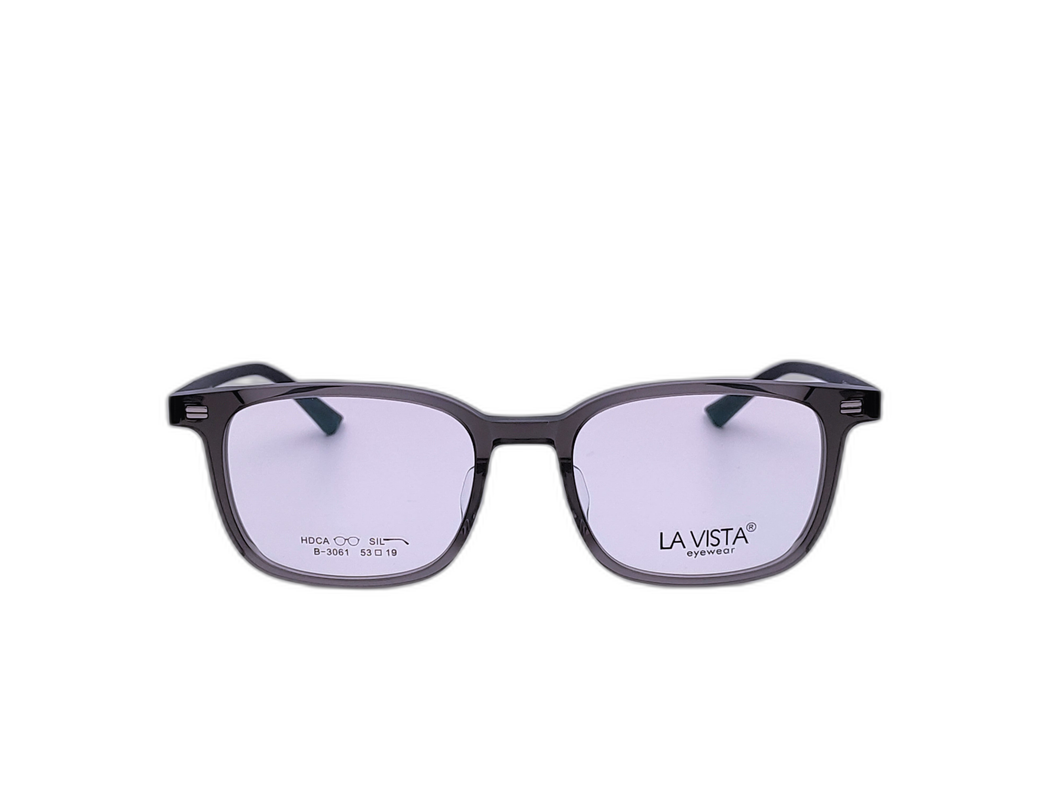 La Vista Eye Wear - Square  - Gray * Blue - Mod : B-3061 - Col : C3