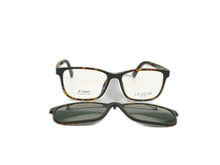 Load image into Gallery viewer, La Vista Eye Wear Clip on-Rectangle-Brown Tiger -61
