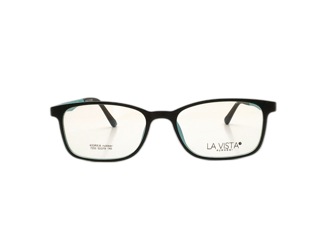 La  Vista Eye Wear-Square-Black-Mod : 7253 - Color : 04
