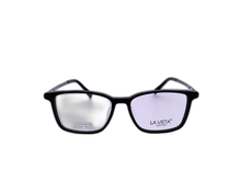 Load image into Gallery viewer, La Vista Eye Wear - Square  - Black * silver - Mod : B-3034 - Col : C3

