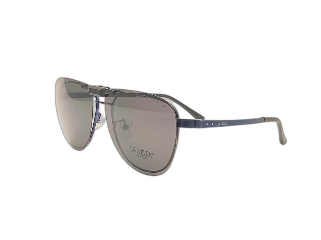 La Vista Eye Wear Clip on-Way fear-Black-A-6236-Color : 04