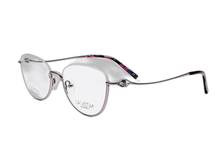 Load image into Gallery viewer, La  Vista Eye Wear-Titanium- Oval -Purple-St-8769
