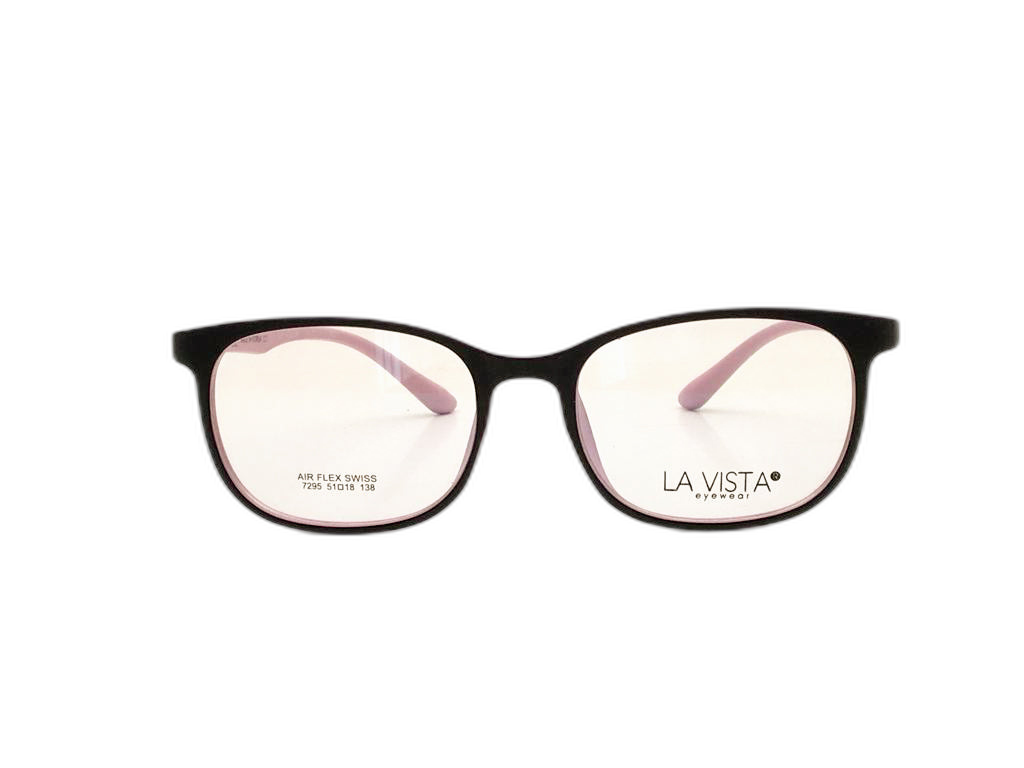 La  Vista Eye Wear-Square-Black-Mod : 7295 - Color : 07