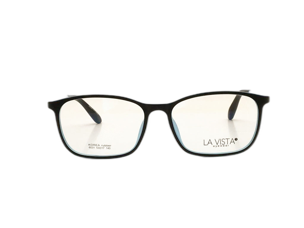 La Vista Eye-Wear-Square-Black-Mod : 6031 - Color : 03