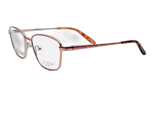 Load image into Gallery viewer, La  Vista Eye Wear-Titanium- Square-Brown-St-8736
