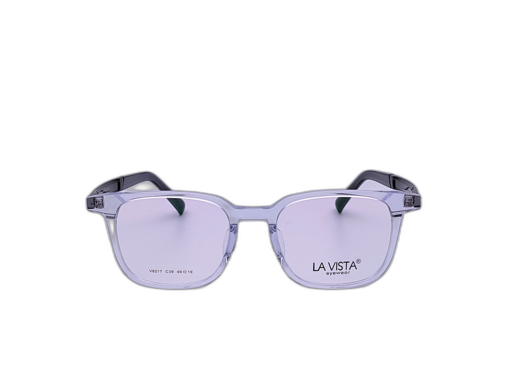 La Vista Eye Wear - Square  - Transparent * Black - Mod : V8217 - Col : C39