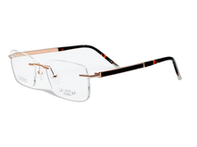 Load image into Gallery viewer, La  Vista Eye Wear-Titanium-Square-Gold-St-9103
