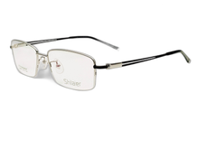 Load image into Gallery viewer, Shilaier-Titanium-Square -Silver -10203B
