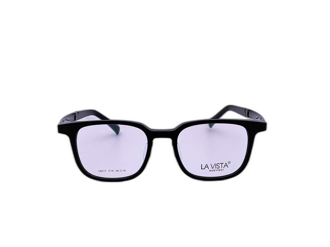La Vista Eye Wear - Square  - Black - Mod : V8217 - Col : C15