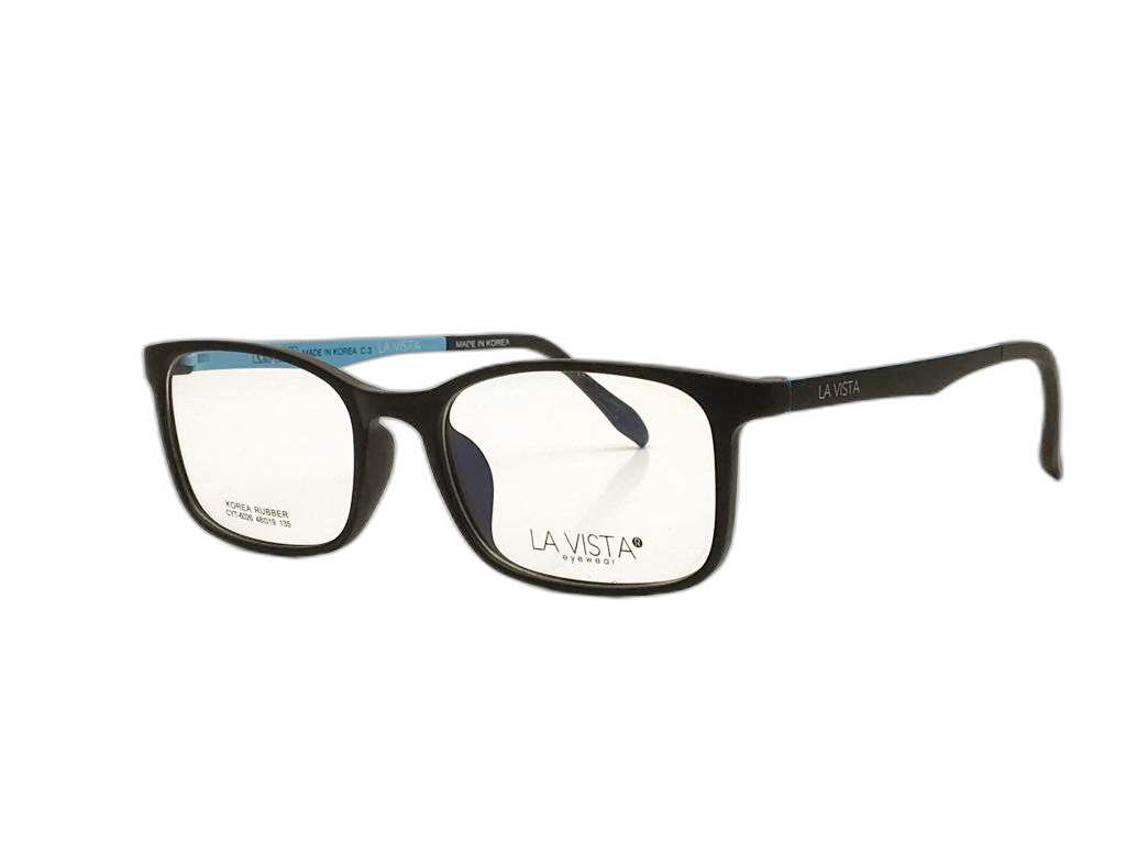 La Vista Eye-Wear-Square-Black-Mod : 6026 - Color : 03